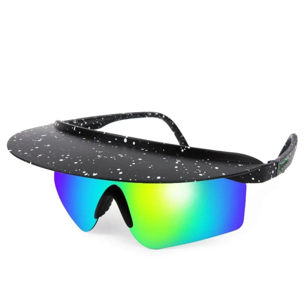 Tipsy Elves Major Lazer Visor Sunglasses NEW in box/plastic